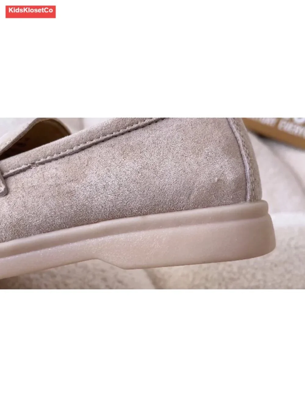 Genuine Leather Girls Loafers Dress Shoes Memory Foam Slip Resistant